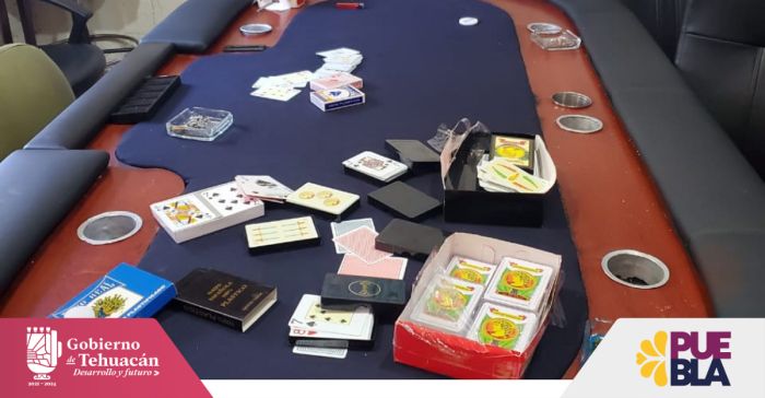 Clausuran casino clandestino en la colonia Morelos de Tehuacán