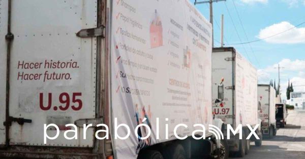 Envía Puebla 60 toneladas de ayuda a Guerrero