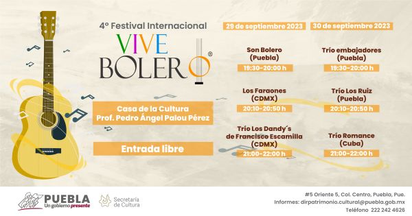 Presentan Festival Internacional Vive Bolero