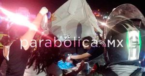 Se estrella y muere sobre la autopista Puebla-México en Tlahuapan