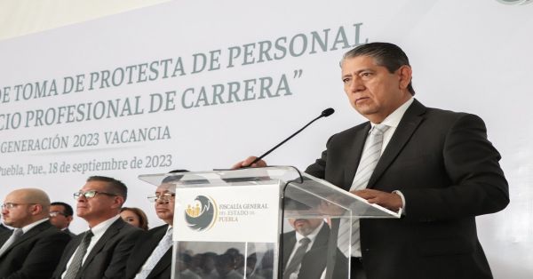 Ingresa personal de Servicio Profesional de Carrera a la Fiscalía de Puebla