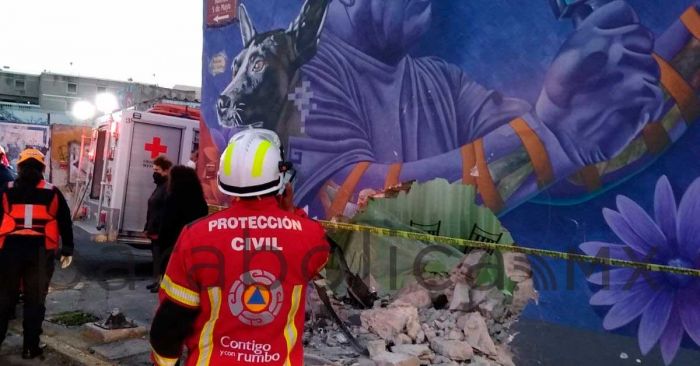 Se estrella hombre en presunto estado de ebriedad en el muro de una vivienda