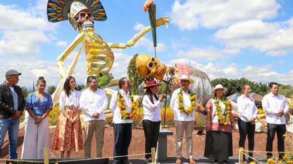 Recorre Sergio Salom&oacute;n Valle de Catrinas