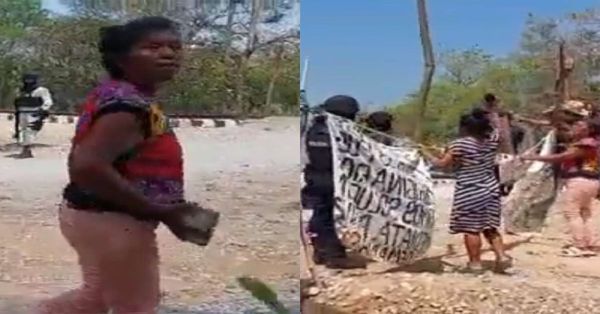 Agreden sujetos armados con palos y machetes a elementos de Semar en Oaxaca