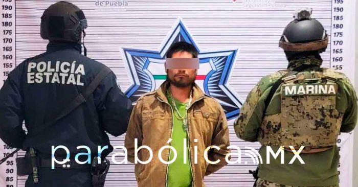 Cae el principal distribuidor de droga en Tepatlaxco en acción de SSP y SEMAR