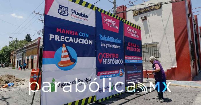 Inician cortes a la circulaci&oacute;n por la rehabilitaci&oacute;n de la calle 18 Oriente-Poniente
