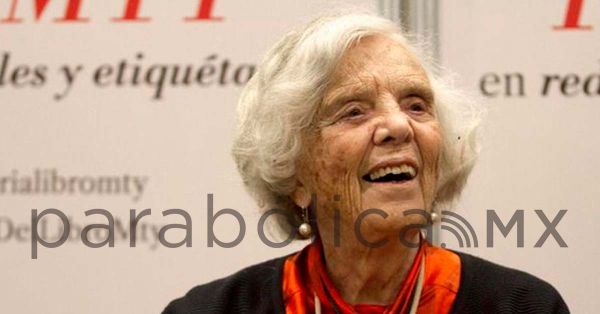 Recibirá Elena Poniatowska la Medalla Belisario Domínguez