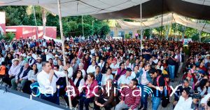 Congrega Alejandro Armenta a más de 7 mil morenistas en Atlixco