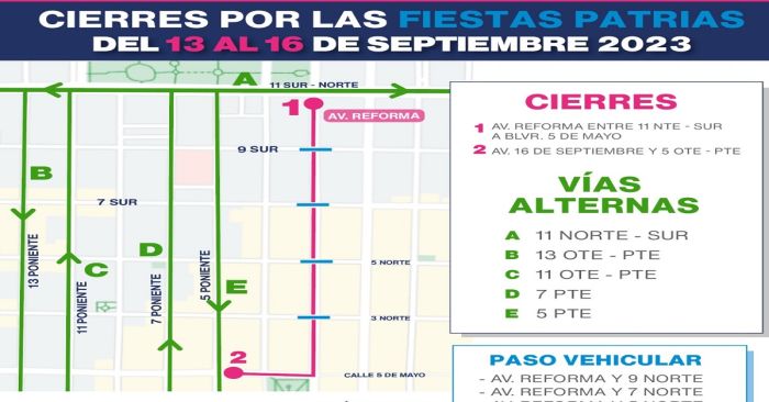 Alistan escenarios para celebrar las Fiestas Patrias; habr&aacute; cierres viales en el centro