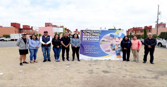 Realizan en San Andrés “Sábados de faena en tu fraccionamiento” en Villas de Atlixco
