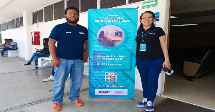 Invita DAU a estudiantes BUAP a atender su salud emocional