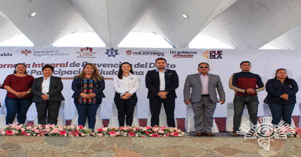 Llega Jornada de Prevención del Delito a Huejotzingo