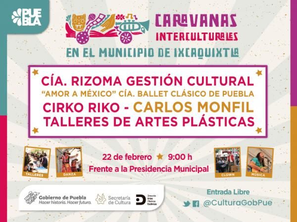 Con “Caravanas Interculturales”, gobierno estatal acerca cultura a municipios