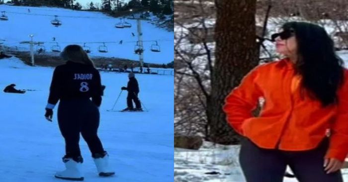 Captan a Emma Coronel y ‘la chapodiputada’ en la nieve