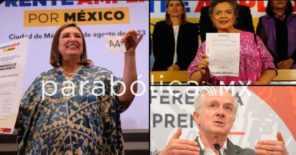 Pasan Xóchitl Gálvez, Santiago Creel y Beatriz Paredes al proceso final del Frente Amplio