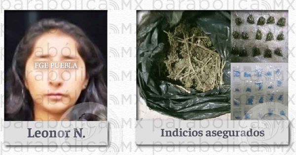 Vendía marihuana y metanfetamina en San Felipe Teotlalcingo; ya fue detenida