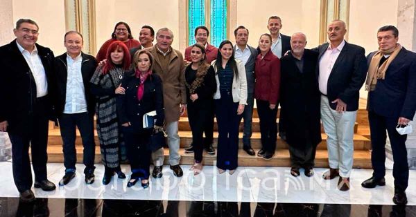 Se reúne Sergio Salomón con gobernadoras y gobernadores de la 4T