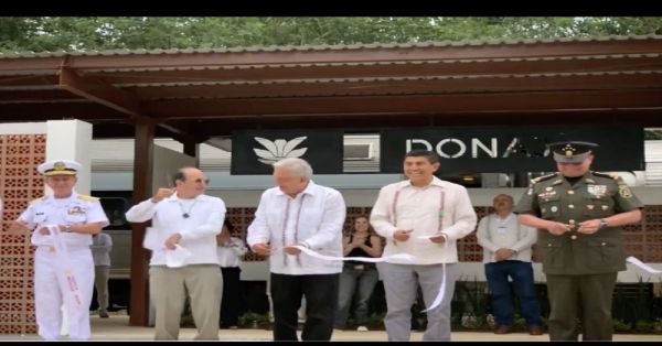 Supervisa AMLO tramo Coatzacoalcos-Teapa del Tren Interoceánico