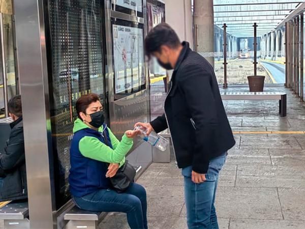 Supervisa SMT medidas de prevención contra la COVID-19 en el transporte