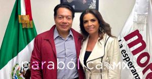 Se reúne Olivia Salomón con Mario Delgado líder nacional de Morena