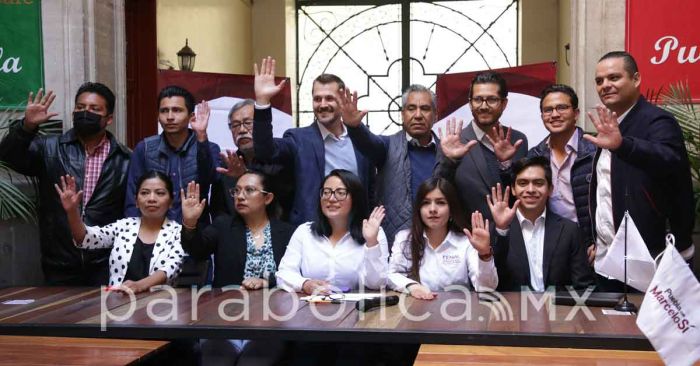 El desbordado optimismo de los marcelistas en Puebla