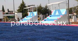 Supervisa ayuntamiento obra en los Campos Deportivos Texcoco de Lomas de San Miguel