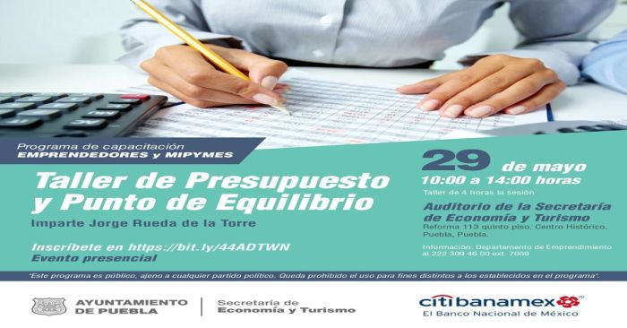 Apúntate a las capacitaciones para emprendedores y mypimes del Ayuntamiento de Puebla