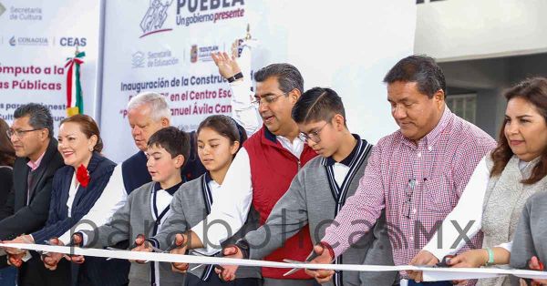 Inauguran edificio en Centro Escolar "Presidente Manuel Ávila Camacho"