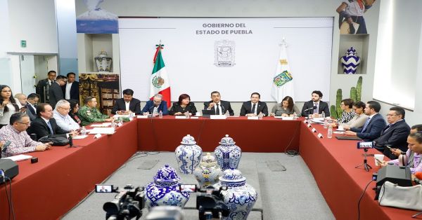 Trabaja gobierno del estado con coordinaci&oacute;n para garantizar la seguridad en Puebla