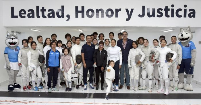 Inauguran Sala de Armas para esgrima en la BUAP