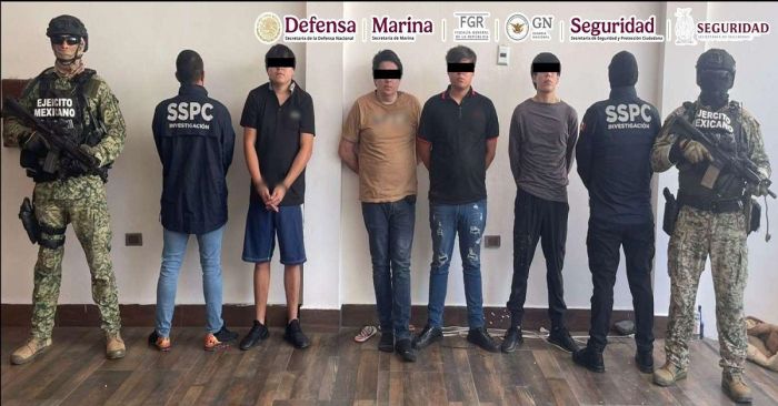 Detienen en Sinaloa a cuatro hombres en posesión de armas largas