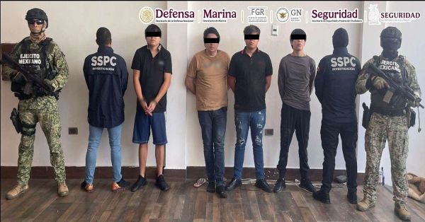 Detienen en Sinaloa a cuatro hombres en posesión de armas largas