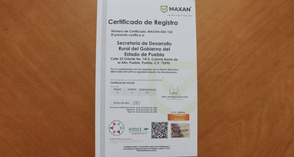 Obtiene Desarrollo Rural certificación en Igualdad Laboral y No Discriminación