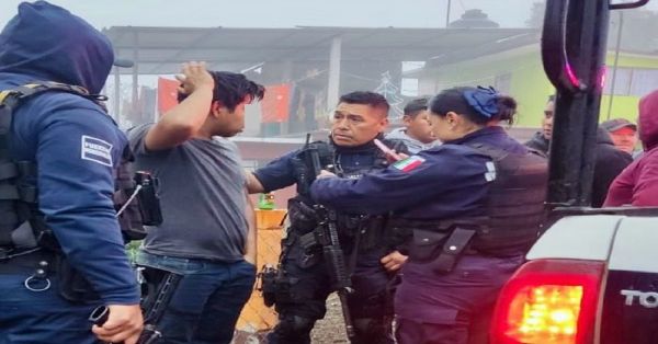 Rescatan del linchamiento a presunto ladrón en Tlatlauquitepec