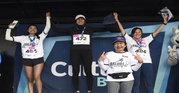 Realizan con éxito la primera “Carrera de la Salud BUAP 2024”