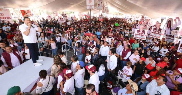 Prometen Armenta y Chedraui agua potable en juntas auxiliares