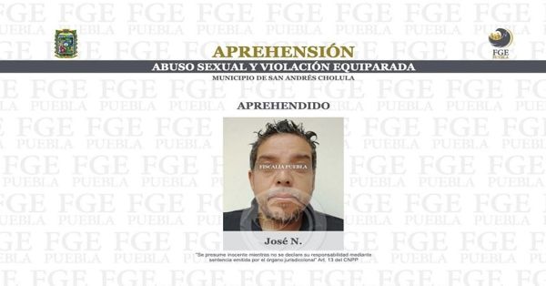 Detienen a José N, acusado por abuso sexual en una secundaria de Cholula