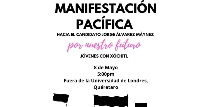 Culpa Jorge M&aacute;ynez a X&oacute;chitl G&aacute;lvez por protesta en su contra