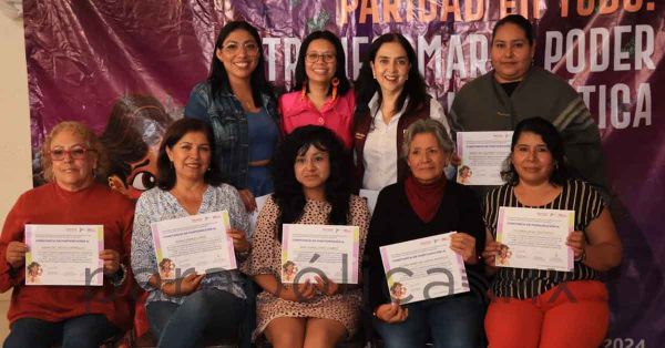 Imparte Morena taller de liderazgo político para mujeres