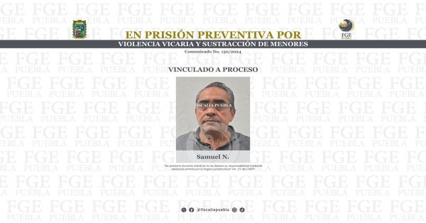 Vinculan a proceso a Samuel N. por el delito de violencia vicaria