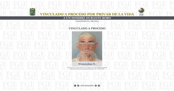 Detienen a Wenceslao N. presunto responsable del delito de homicidio calificado