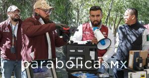 Buscan desaparecidos en Puebla con georradares, radares terrestres, retroexcavadoras, drones, distaciómetros y más