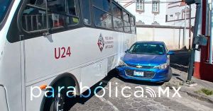Se ve involucrada en un accidente una alimentadora de RUTA