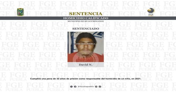 Detienen a David N., apuñaló a un niño mientras jugaba en Huauchinango