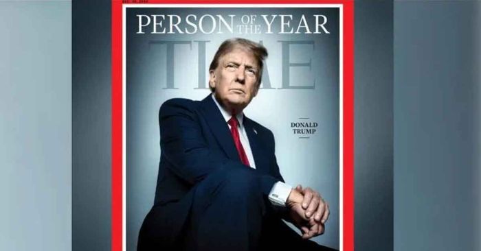 Elije revista Time a Donald Trump persona del año