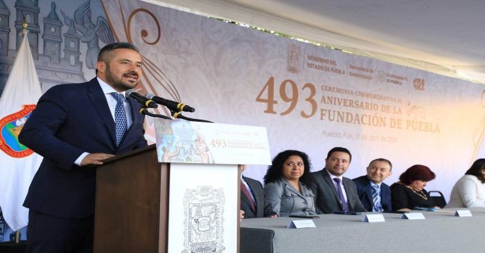 Realizan diversos festejos por el aniversario de la Fundaci&oacute;n de Puebla