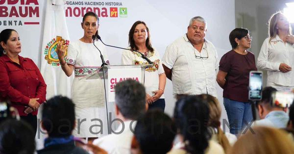 Celebra Claudia Sheinbaum triunfo de simulacro electoral universitario