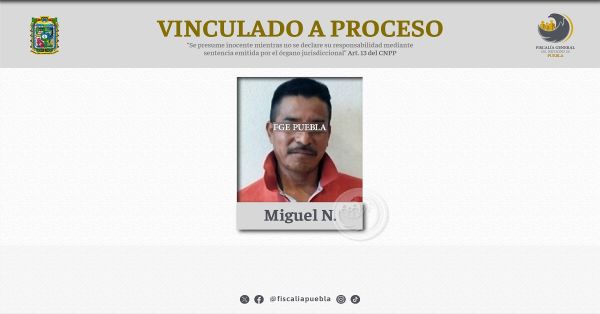 Vinculan a proceso a Miguel N. por el delito de lesiones calificadas