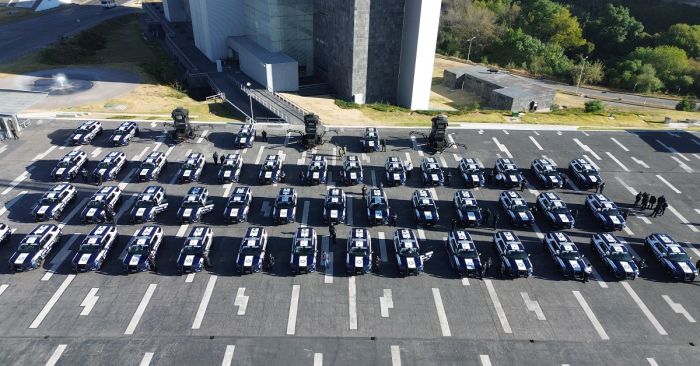 Fortalecen seguridad en Puebla con patrullas equipadas con tecnología y torres de vigilancia