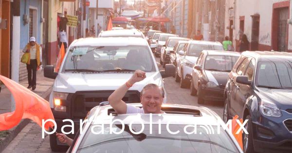 Realiza Fernando Morales &uacute;ltimo recorrido de campa&ntilde;a en Atlixco